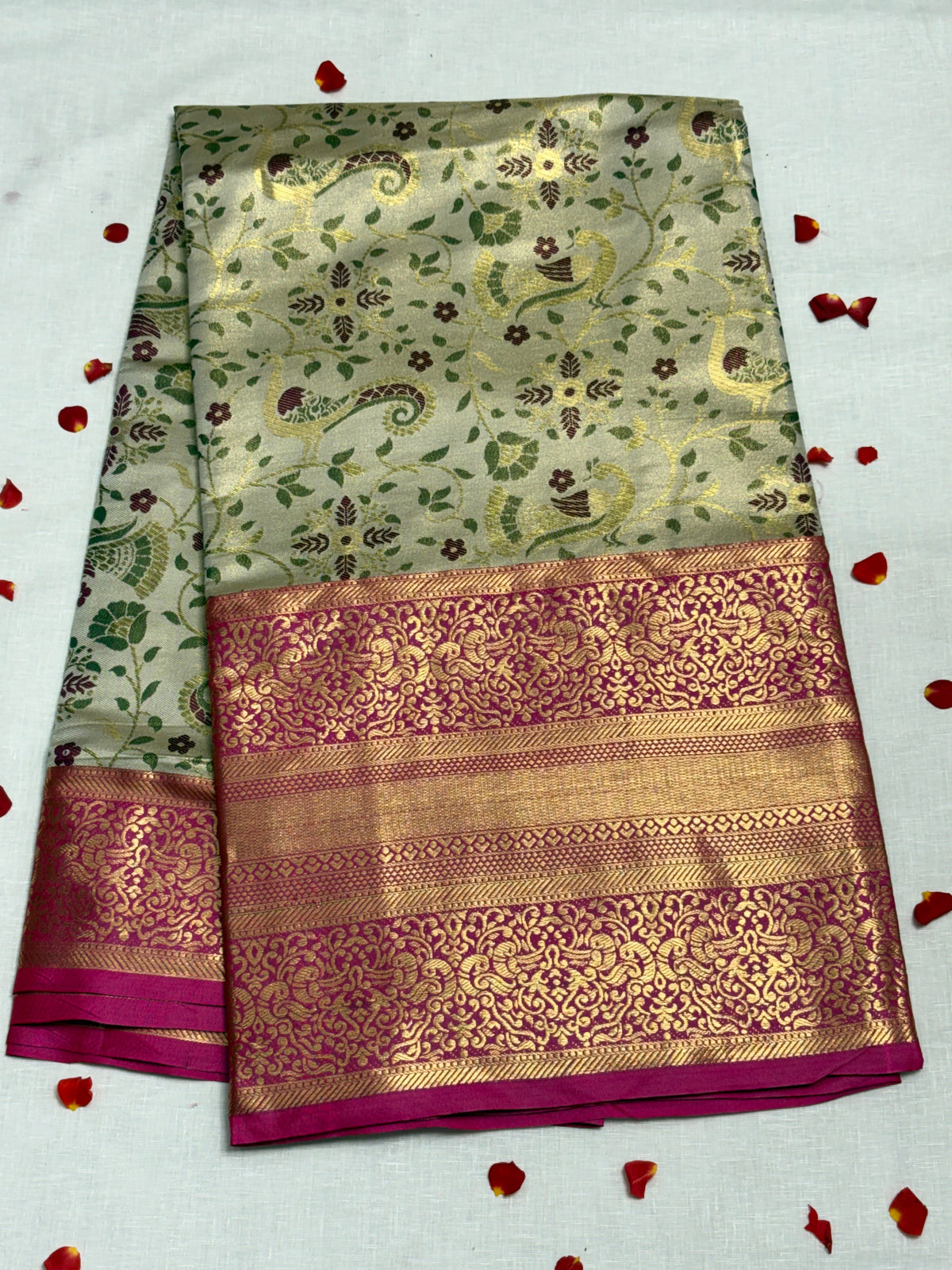 Semi Kanjivaram Pattu Saree