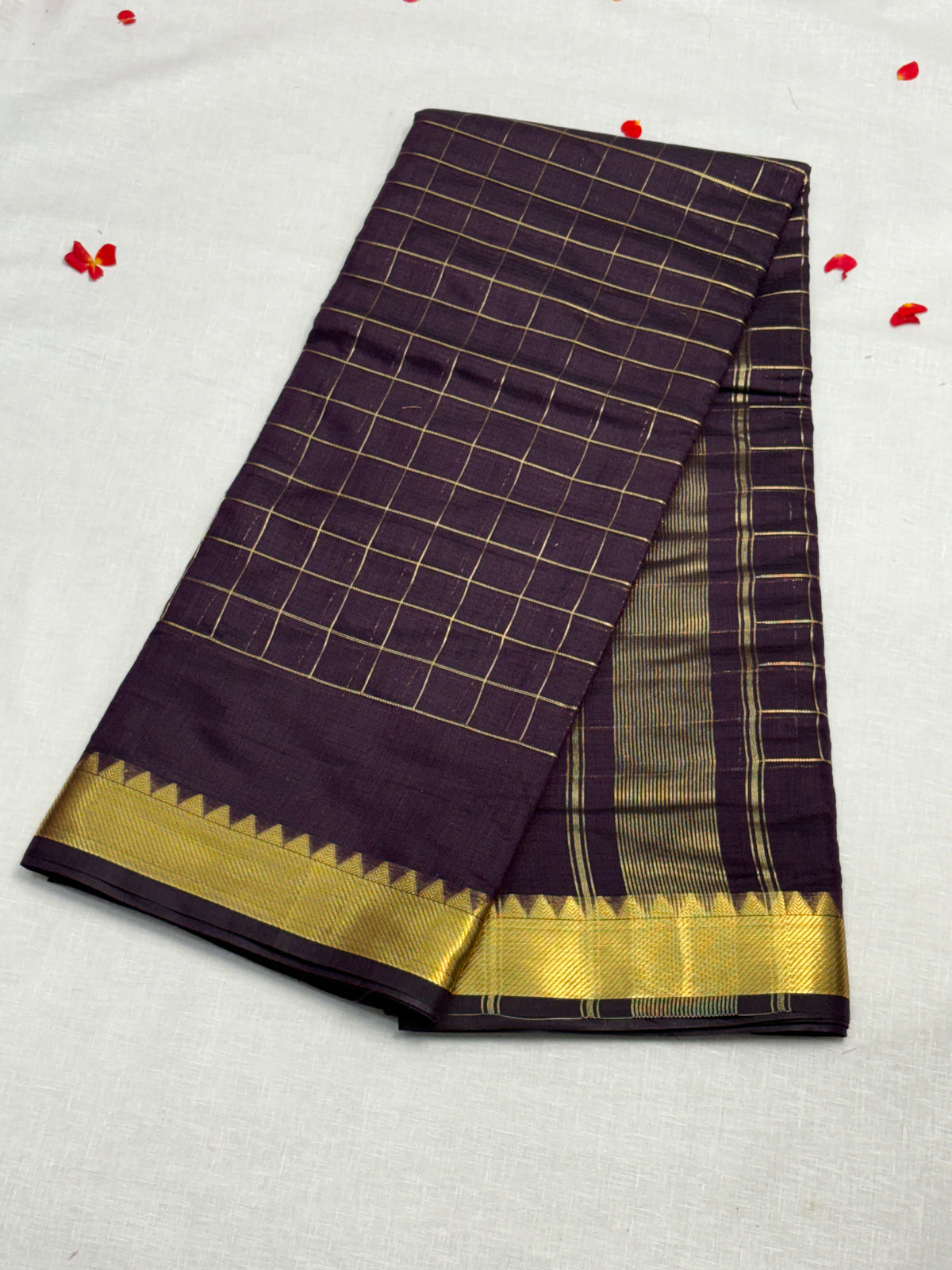 Semi Mangalagiri Cotton Saree