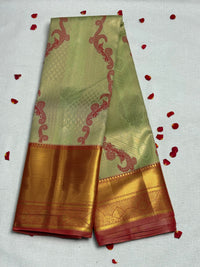 Dharmavaram Imitation Pattu Saree view 1