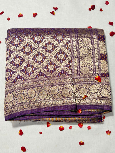 Pure Khadi Georgette Bandhini Banaras Saree