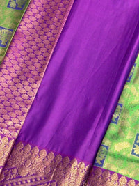 Dharmavaram Imitation Pattu Saree view 2