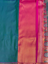 Semi Dharmavaram Pattu Saree — Pastel Collection view 2