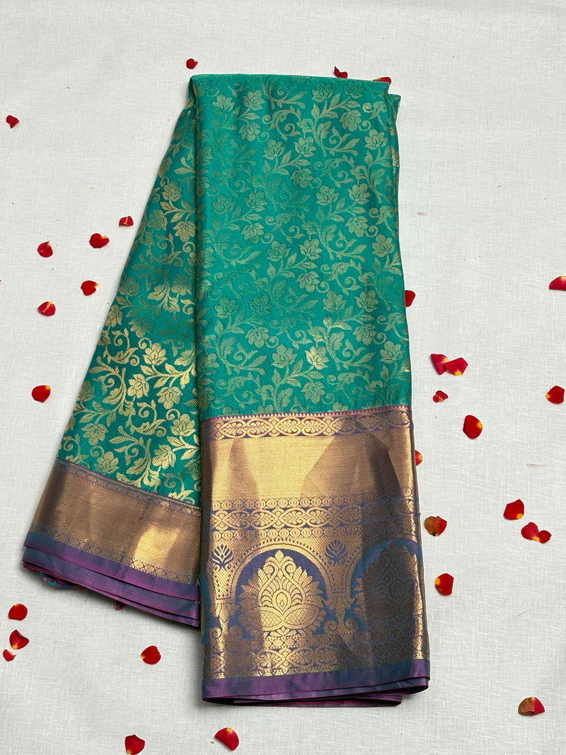 Dharmavaram Imitation Pattu Saree - View 1
