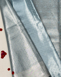 Semi Dharmavaram Pattu Saree — Pastel Collection view 2
