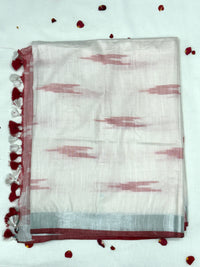 Linen Cotton Saree view 1