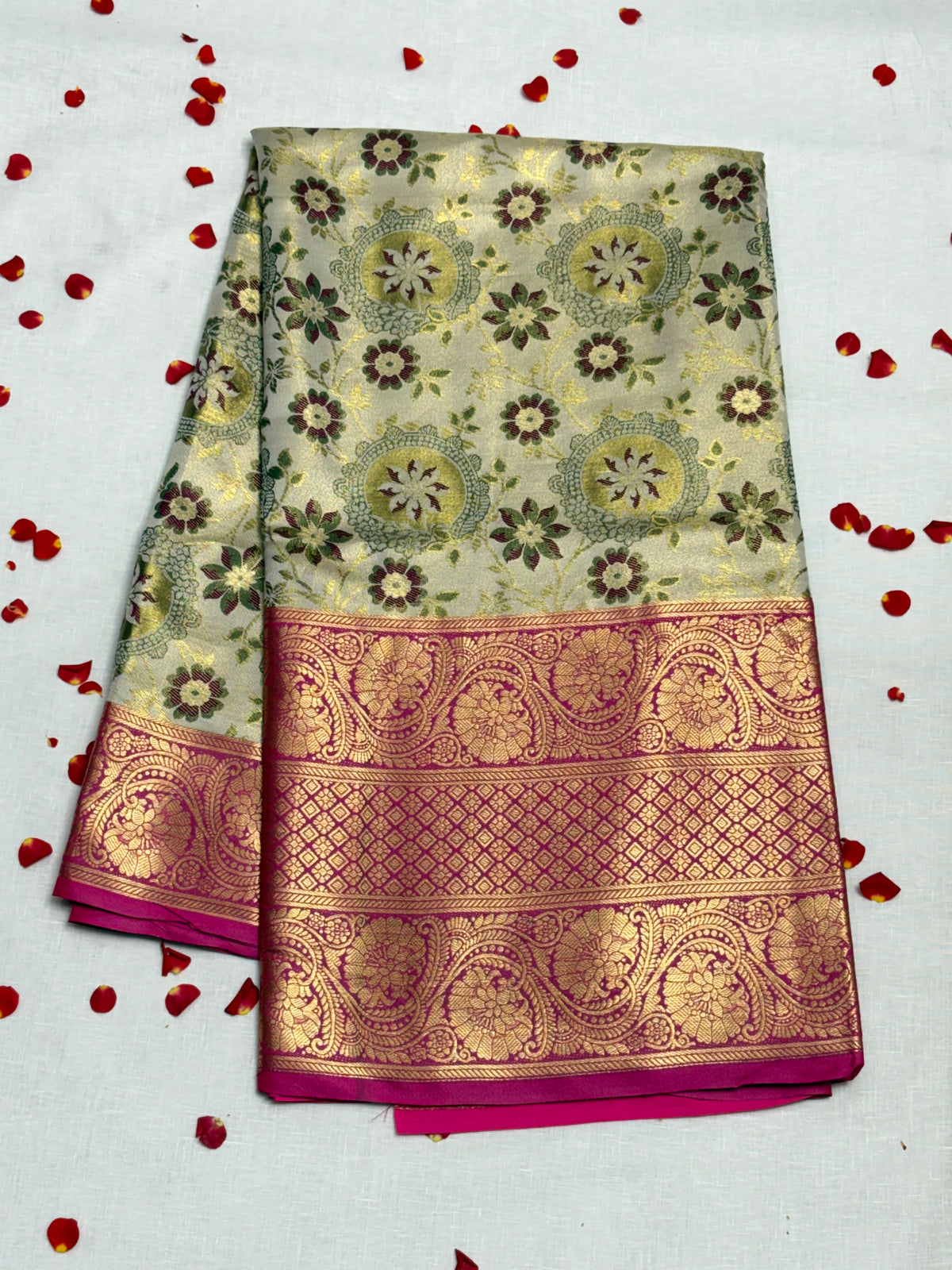Semi Kanjivaram Pattu Saree
