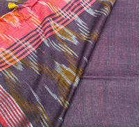 Linen Cotton Saree view 2