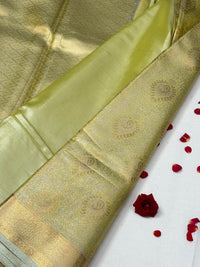 Semi Dharmavaram Pattu Saree — Pastel Collection view 2
