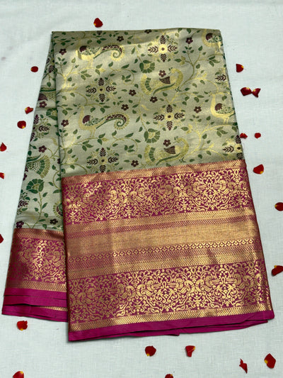 Semi Kanjivaram Pattu Saree
