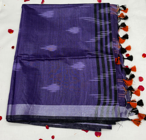 Linen Cotton Saree