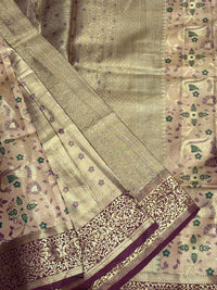 Semi Kanjivaram Pattu Saree view 2