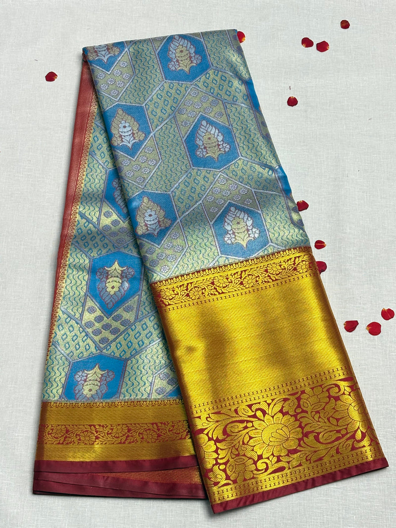 Dharmavaram Imitation Pattu Saree - View 1