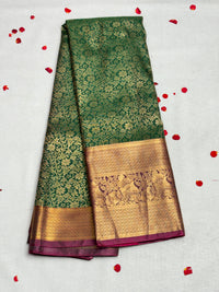 Dharmavaram Imitation Pattu Saree view 1