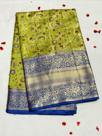 Semi Kanjivaram Pattu Saree view 1