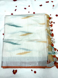 Linen Cotton Saree view 1