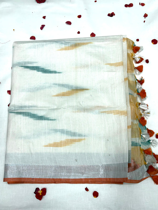 Linen Cotton Saree