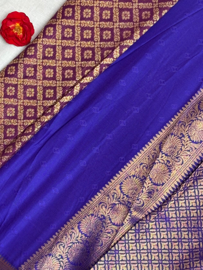 Dharmavaram Imitation Pattu Saree - View 2
