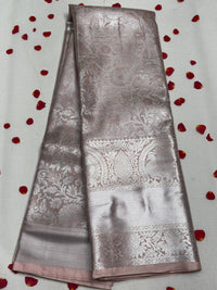 Semi Dharmavaram Pattu Saree — Pastel Collection view 1