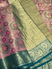 Semi Kanjivaram Pattu Saree view 2