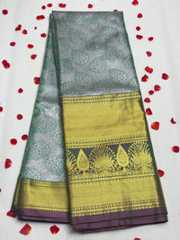 Semi Dharmavaram Pattu Saree — Pastel Collection view 1