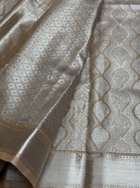 Semi Dharmavaram Pattu Saree — Pastel Collection view 2
