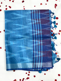Linen Cotton Saree view 1