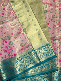 Semi Kanjivaram Pattu Saree view 2