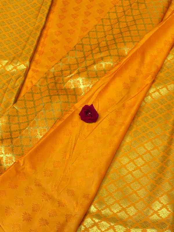 Semi Dharmavaram Pattu Saree — Pastel Collection