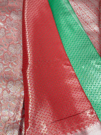 Semi Dharmavaram Pattu Saree — Pastel Collection view 2