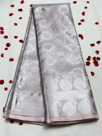 Semi Dharmavaram Pattu Saree — Pastel Collection view 1