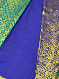 Semi Dharmavaram Pattu Saree — Pastel Collection view 2