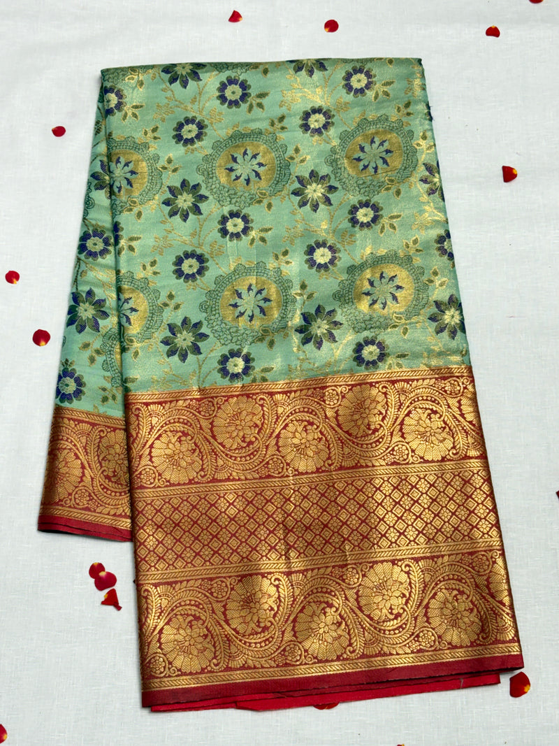 Semi Kanjivaram Pattu Saree - View 1