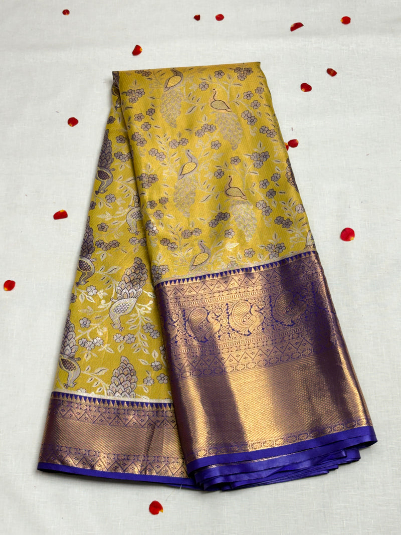 Dharmavaram Imitation Pattu Saree - View 1