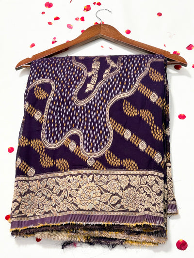Pure Khadi Georgette Bandhini Banaras Saree