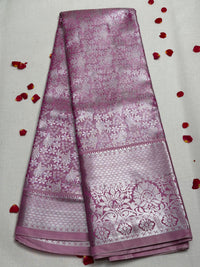 Semi Dharmavaram Pattu Saree — Pastel Collection view 1