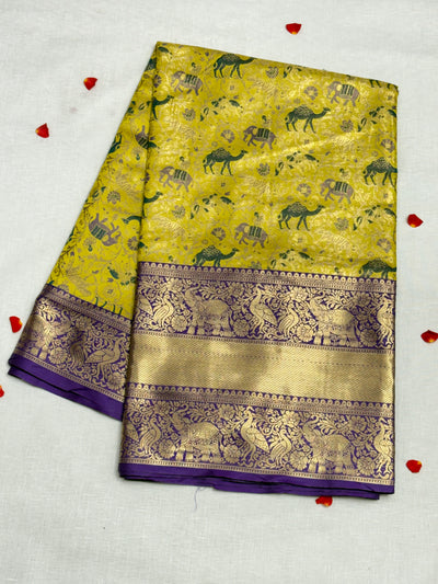 Semi Kanjivaram Pattu Saree