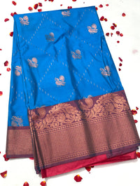 Semi Uppada Pattu Saree view 1