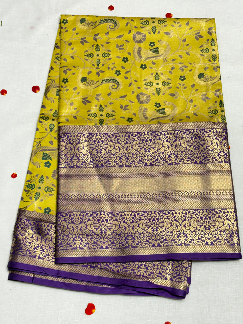 Semi Kanjivaram Pattu Saree - View 1