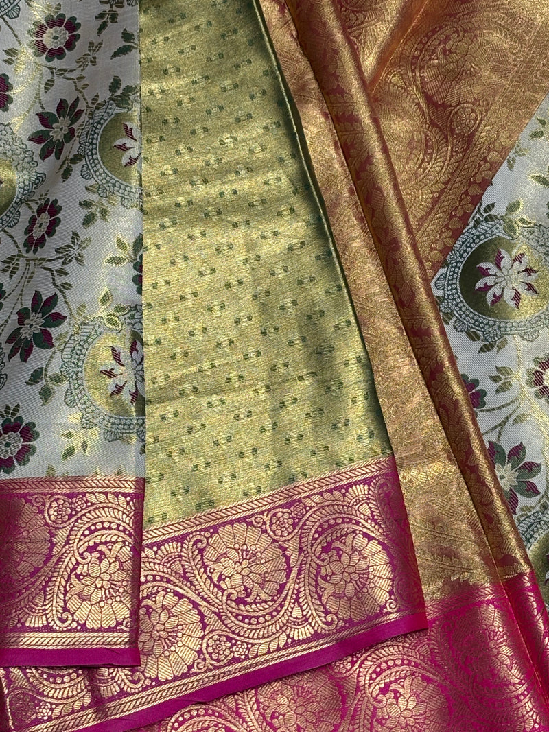 Semi Kanjivaram Pattu Saree - View 2