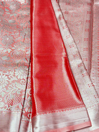 Semi Dharmavaram Pattu Saree — Pastel Collection view 2