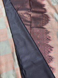 Semi Uppada Pattu Saree view 2