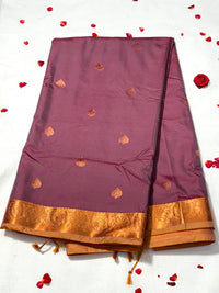 Semi Uppada Pattu Saree view 1