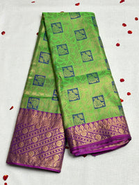 Dharmavaram Imitation Pattu Saree view 1