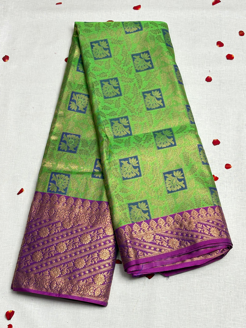 Dharmavaram Imitation Pattu Saree - View 1
