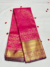 Dharmavaram Imitation Pattu Saree view 1