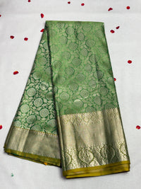 Dharmavaram Imitation Pattu Saree view 1