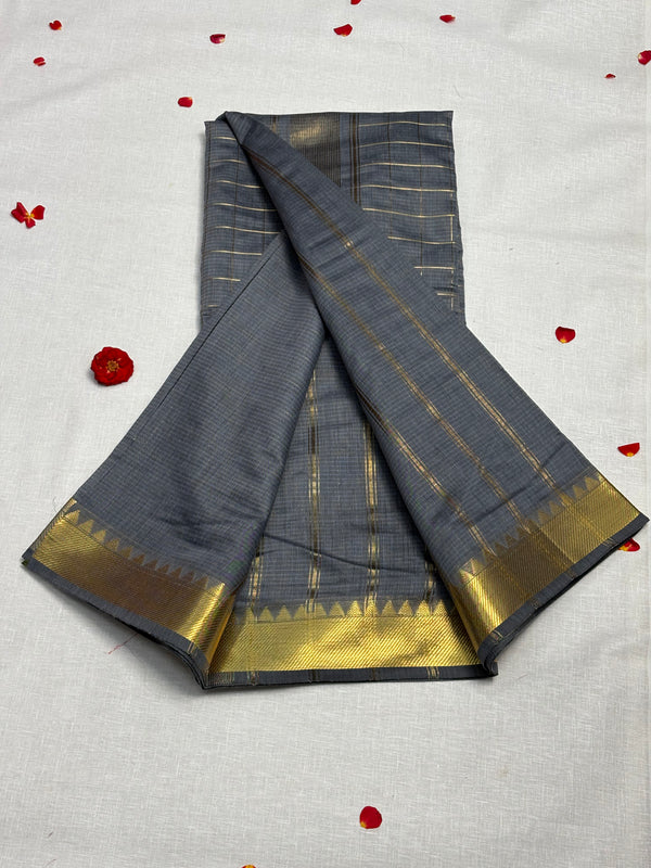 Semi Mangalagiri Cotton Saree