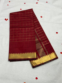 Semi Mangalagiri Cotton Saree view 1
