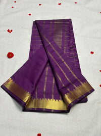 Semi Mangalagiri Cotton Saree view 2