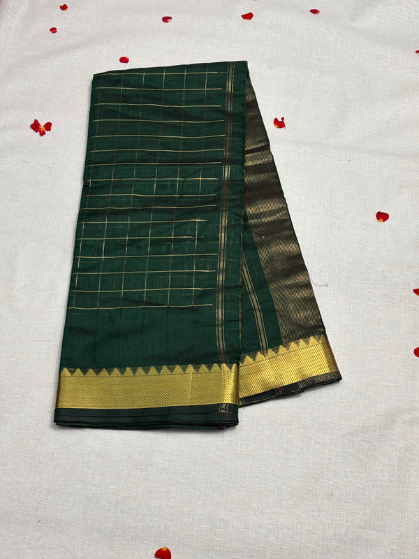 Semi Mangalagiri Cotton Saree